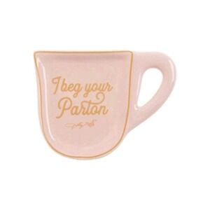 DOLLY PARTON White Tea Bag Holder Cup of Ambition NEW RARE SOLD OUT